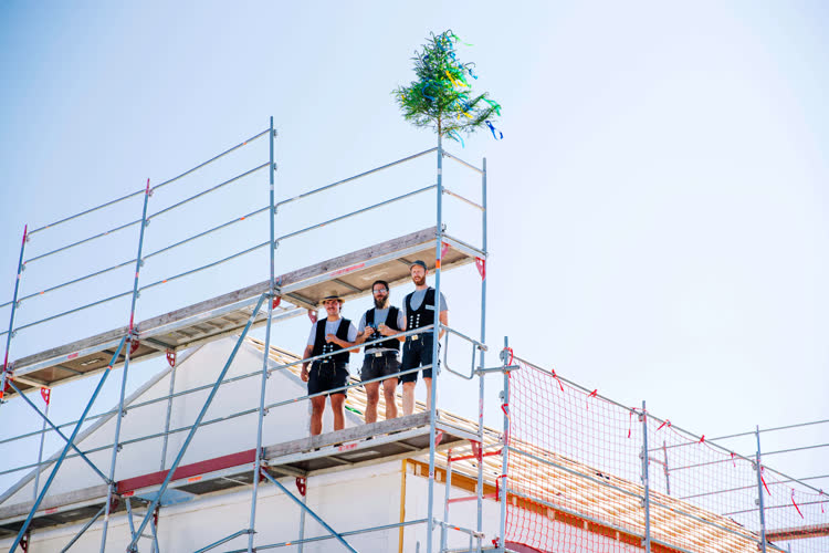 Taglieber · Foto von der Baustelle